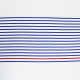 Tissu panneau 80cm jersey Armor Lux® Marinière Bleu roi / rouge