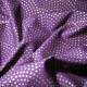 Tissu Noël coton imprimé Eventails Violet