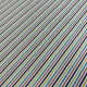 Tissu coton imprimé Stripe bleu marine