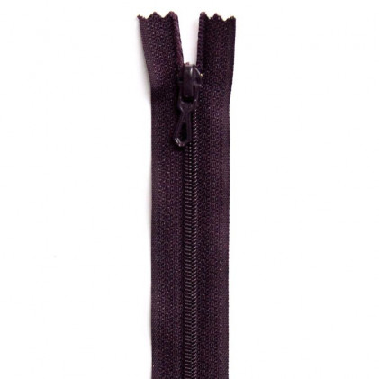 Fermeture Eclair nylon non séparable 55 cm Z 51 Violet prune