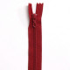 Fermeture Eclair nylon non séparable 60 cm Z 51 Rouge