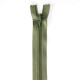Fermeture Eclair nylon non séparable 30 cm Z 51 Vert lichen