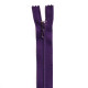 Fermeture Eclair nylon non séparable 35 cm  Z 51 Violet foncé