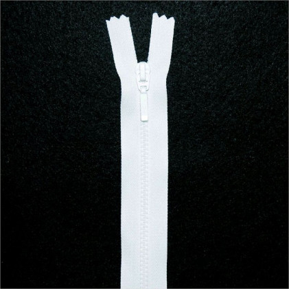 Femeture Eclair plastique non séparable 18 cm Z 48 Ivoire