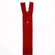 Femeture Eclair plastique non séparable 18 cm Z 48 Rouge