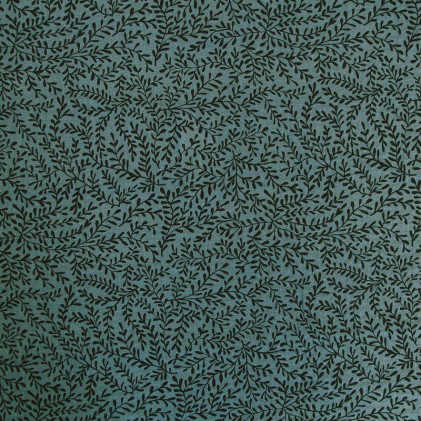 Tissu double gaze de coton imprimé Fougères