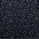 Tissu coton Noël Stellar Bleu marine