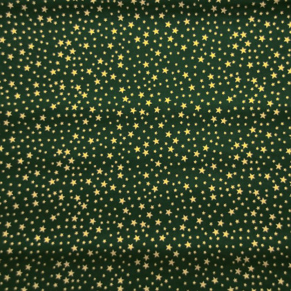 Tissu coton Noël Stellar Vert