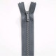 Fermeture Eclair métallique spéciale pantalon non séparable 18 cm Z 13   Gris
