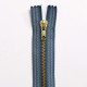 Fermeture Eclair métallique spécial jean's 15 cm Z 15 Bleu Jean's délavé