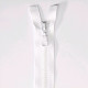 Fermeture Eclair plastique séparable 65 cm Z 54 Blanc