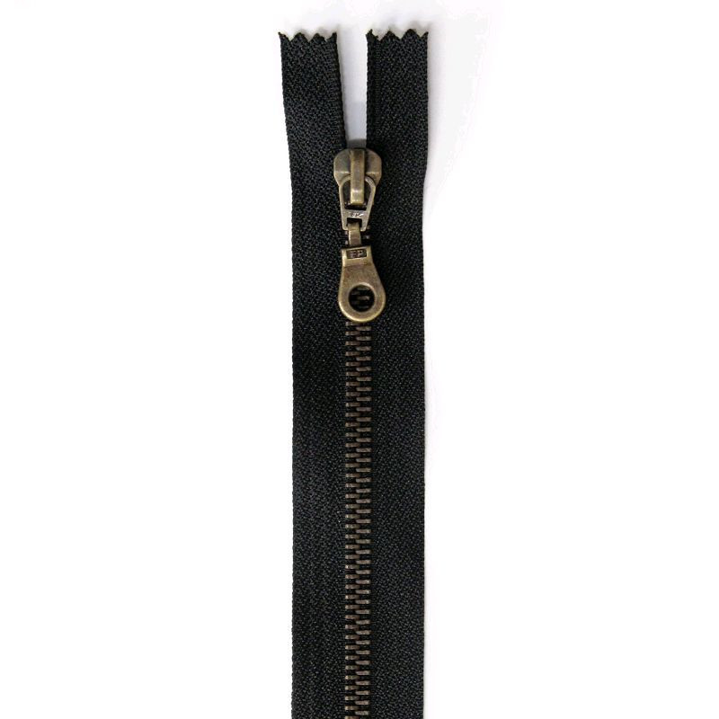 ByaHoGa 65 cm #8 Fermetures éclair Métal Séparable Noir Fermeture Éclair  Métallique A Zipper Glissière pour Les Jackets (Laiton Antique) :  : Cuisine et Maison