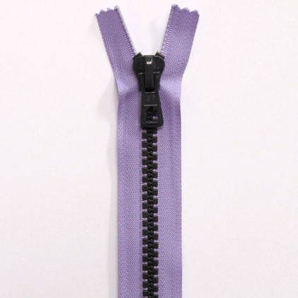 Fermeture Eclair Bicolore Non Séparable 50 cm Z 71 Violet / Gris