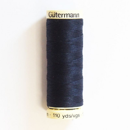 Bobine Fil Gütermann 100 m 100% polyester bleu marine