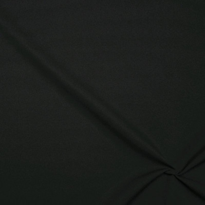 Tissu uni Burlington   Noir