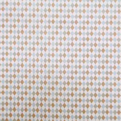Tissu coton imprimé Trian Pastel