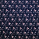 Tissu coton imprimé Oeko-Tex Origa Bleu marine
