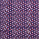 Tissu coton œko-tex minifleurs Violet