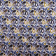 Tissu coton Oeko-Tex imprimé Cachemire Bleu
