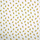 Tissu coton Oeko-Tex Citrus Blanc