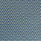 Tissu coton enduit Riad  Bleu marine