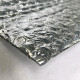 Tissu isolant à bulles thermique et acoustique Gris aluminium