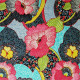 Tissu coton enduit Kézia Multicolore
