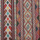 Tissu jacquard rayures Maroc Multicolore