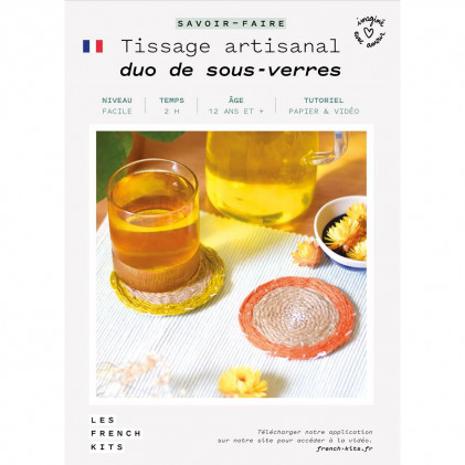 French Kit tissage Duo de sous-verres