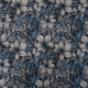 Tissu jersey milano imprimé BlueFlower Gris / Bleu