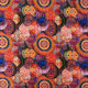 Tissu jersey de coton Mandalas Multicolore