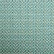 Tissu coton enduit Oeko-Tex Eventail Vert bleu