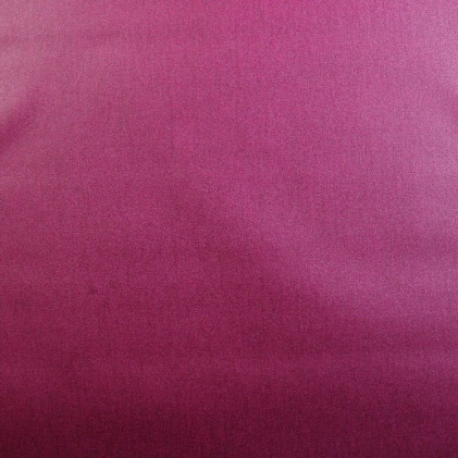 Tissu coton enduit brillant Gaela   Violet prune