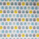 Tissu coton enduit Oeko-Tex Hiboux Jaune / Bleu