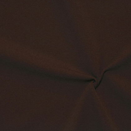 Tissu costume uni Malcoma   Marron chocolat
