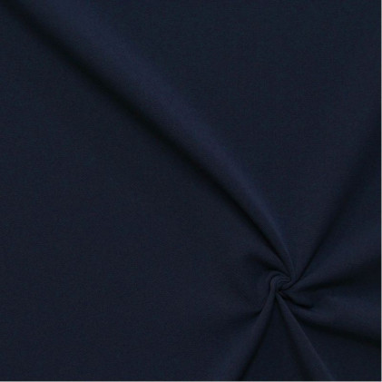 Tissu costume uni Malcoma   Bleu marine