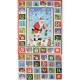 Tissu Noël : Calendrier de l'Avent à confectionner Renard Multicolore