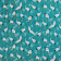 Tissu patchwork imprimé Michiko Turquoise