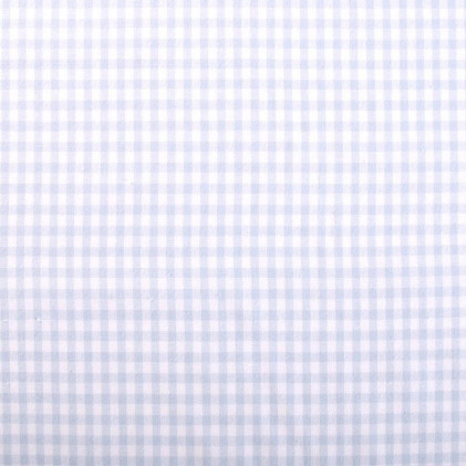 Tissu vichy Oeko-Tex Alismae   Bleu ciel
