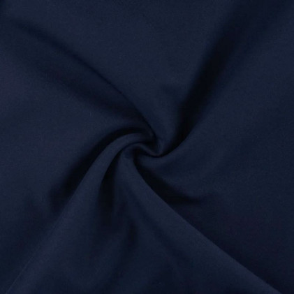 Tissu softshell-polaire uni Bleu marine