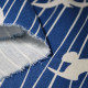 Tissu toile imprimé Oiseau Marin Bleu