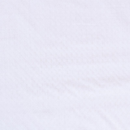 Tissu voile de coton Oeko-Tex ajouré brodé Blanc
