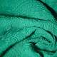 Tissu broderie anglaise Colors Vert Emeraude