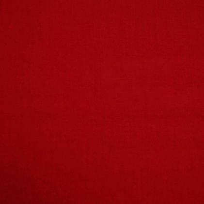 Tissu lin lavé Verone Rouge