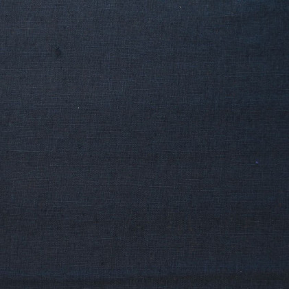 Tissu lin lavé Verone Bleu marine