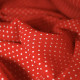 Tissu viscose imprimé Ptipois Rouge