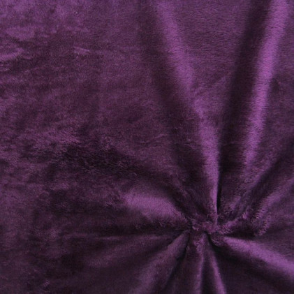 Tissu pour plaid Doucy Violet
