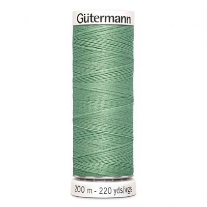 Bobine de fil 100% polyester 200m Gütermann Vert d'eau