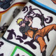 Tissu popeline Oeko-Tex imprimé Naruto Blanc