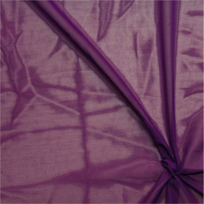 Tissu mousseline Dulcia Violet prune